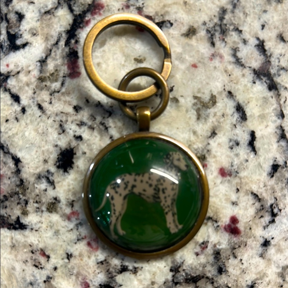 Vintage J Crew Dalmatian Keychain